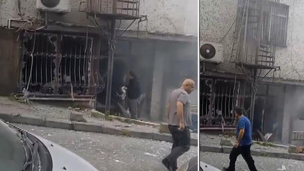 Güngörende büfede patlama Dehşet anı kamerada