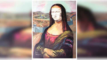 Gazlı bezli Mona Lisa
