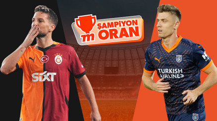 Şampiyon Galatasaray, Başakşehiri ağırlıyor Maçın heyecanı Şampiyon Oranlar ve Canlı Sohbet ile Mislide