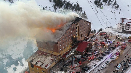 Kartalkayadaki otel yangını faciasına ilişkin iddianame kabul edildi