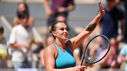 Fransa Açıkta Aryna Sabalenka dördüncü tura yükseldi