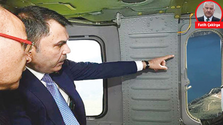 Helikopterden son uyarı