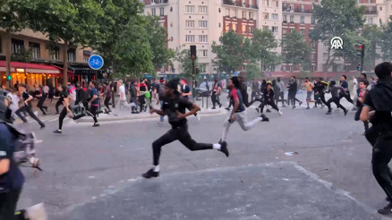 PSG şampiyon oldu, Fransada sokaklar savaş alanına döndü