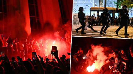 PSGnin şampiyonluk kutlaması Fransayı karıştırdı: 2 kişi hayatını kaybetti 559 kişi gözaltına alındı