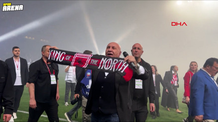 Samsunspor’dan Avrupa kutlaması