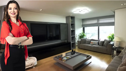 Esra Ezmeci gösterişten uzak evinin kapılarını açtı