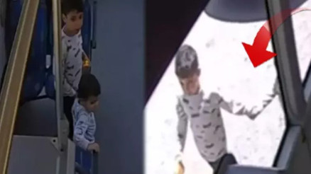 Başakşehir’de İETT otobüsüne binen 2 kardeş, şoförün dikkatiyle ailesine kavuştu