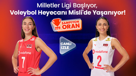 Filenin Sultanları sahneye çıkıyor Milletler Ligi heyecanı canlı yayınlarla Misli’de yaşanıyor