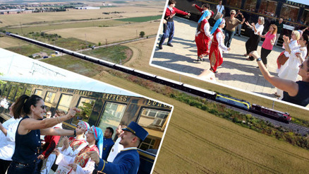 Orient Express’e Kapıkule’de halaylı karşılama