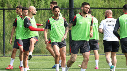 A Milli Futbol Takımı, ABD maçının hazırlıklarını sürdürdü