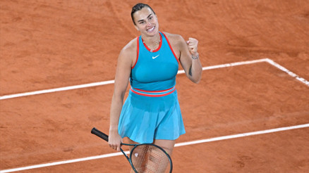 Fransa Açıkta Aryna Sabalenka finale yükseldi
