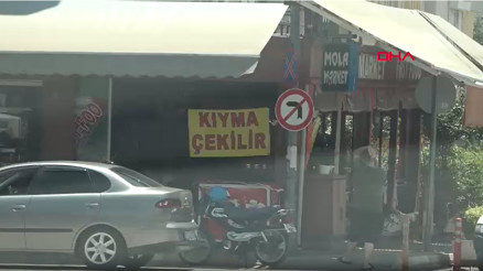 Tekel bayisinde kıyma çekilir afişi