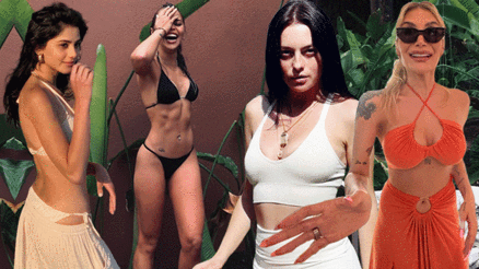 Ünlü isimlerden yazlık paylaşımlar