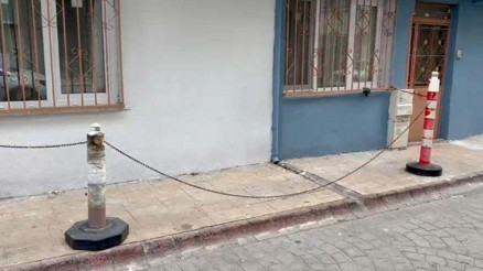 Evinin önünü park yeri olarak ayıranlar dikkat Cezai işlem uygulanabilir