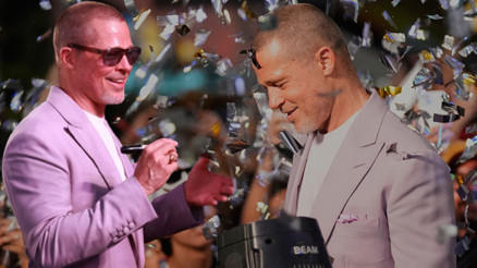 Yeni filme yeni imaj… Asker tıraşı yaptırdı, leylak rengi takım elbise giydi… Hayranları adeta çıldırdı… ‘Bu adam hiç yaşlanmayacak mı’