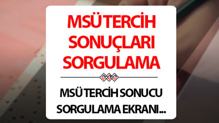 MSÜ tercih sonucu sorgulama ekranı 2025 | MSÜ tercih sonuçları ne zaman açıklanacak, açıklandı mı 2025 PERTEM sorgulama ekranı ile Milli Savunma Üniversitesi yerleştirme sonuçları nasıl öğrenilir