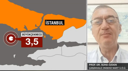 Prof. Dr. Süha Özden: Marmarada büyük deprem olasılığını bilmek ve kabul etmek zorundayız