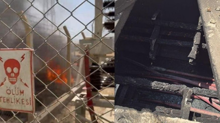 Trafo merkezi alev alev yandı, 115 mahalle elektriksiz kaldı