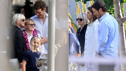 Bir yanında eski, bir yanında yeni karısı… Her şey küçük oğlumuz için