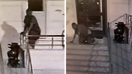 Antalyada hırsızlık yaparken dengesini kaybedip düştü