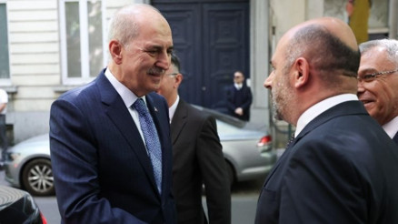 TBMM Başkanı Kurtulmuş, Belçika’da temaslarda bulundu