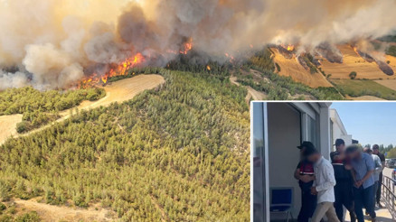 Adanadaki orman yangını ile ilgili 5 tutuklama