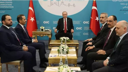 Cumhurbaşkanı Erdoğan, Katar Başbakanı’nı kabul etti