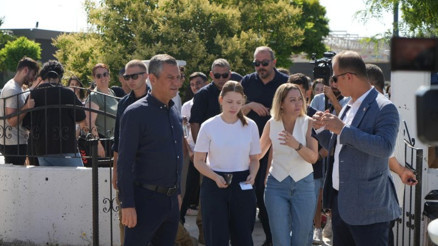 CHP Genel Başkanı Özgür Özel, Nehir Zeyreki yine yalnız bırakmadı