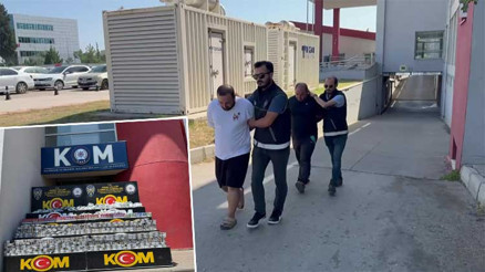Adanada 1 milyon liralık kaçak sigara operasyonu: 2 tutuklama