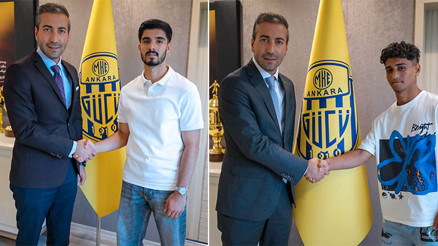 Ankaragücünde çifte imza