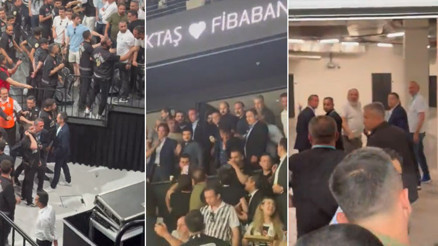 Beşiktaş Fibabanka - Fenerbahçe Beko maçında gerginlik: Ali Koç