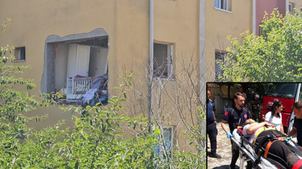Zonguldakta 5 katlı binada patlama: 3ü ağır, 7 yaralı