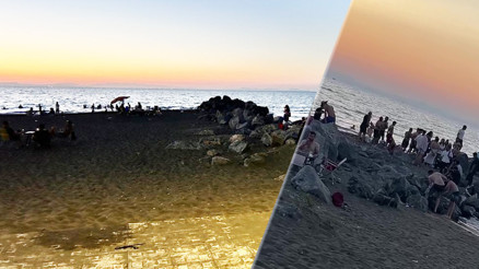 Hatayda denize atlayan vatandaş kayalıklara çakıldı