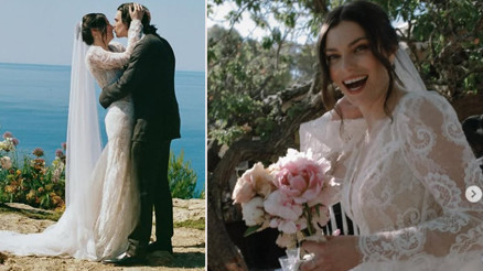 Ünlü şarkıcının mutlu günü... Güzel kızı deniz kenarında evlendi... Bulutların üzerinde uçuyoruz
