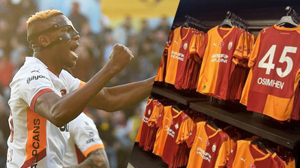 Galatasarayın yeni formalarında Osimhen sürprizi