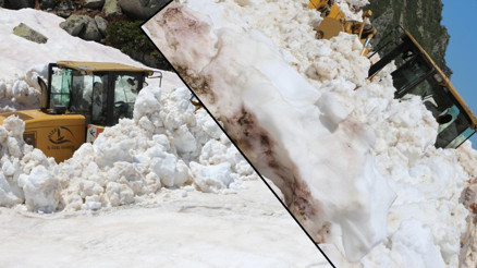 Rizede Haziran ayının sonunda kış yaşanıyor Evler çığ altında