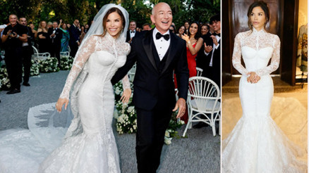 Dünyada bu düğüne akın etmeyen ünlü kalmadı... Merakla beklenen gelinlik özenti çıktı