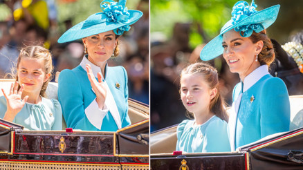 Küçük Charlotte annesinin izinden gidecek... Belki büyüyünce kader onun karşısına da yakışıklı prensini böyle çıkaracak