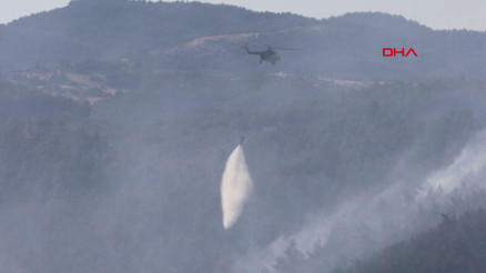 Manisa orman yangını 2’nci gününde