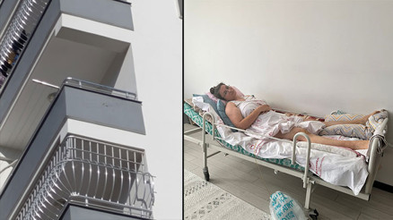 21 gün önce evlendiler... Eşinin darbedip 6ncı kattan attığı öne sürülen öğretmen felç oldu