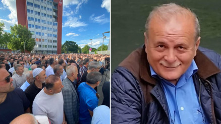 Hannover Mermertaş’ı mahşeri kalabalıkla uğurladı