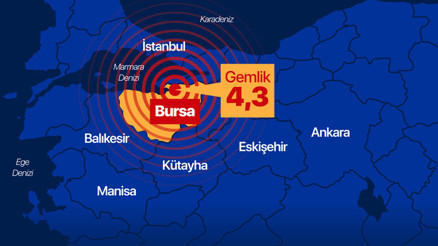 Son dakika: Bursa Gemlik’te 4.3 büyüklüğünde deprem Gemlikte 2 günde 3 deprem İstanbul ve çevre illerden de hissedildi