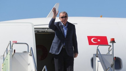 Cumhurbaşkanı Erdoğan, yurda döndü
