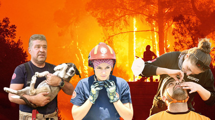 ‘Yeşil vatan’ın kahraman savaşçıları... Cansiperane alevlerle mücadele ‘Yeşil vatan’ın kahraman savaşçıları... Cansiperane alevlerle mücadele