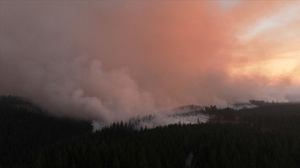 ABDde yangın Yaklaşık 41 bin futbol sahası büyüklüğünde