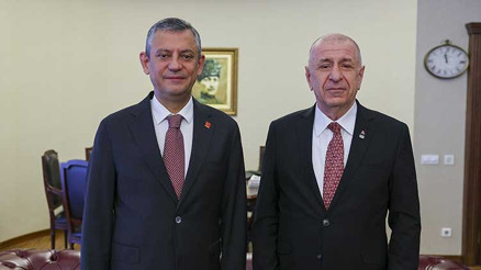CHP Genel Başkanı Özel, Zafer Partisi Genel Başkanı Özdağ ile görüştü