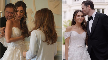 Bu kadarı peri masallarında bile yok: Ünlü aile kızını gösterişli bir törenle evlendirmişti... Gelinliğini annesi giydirmiş