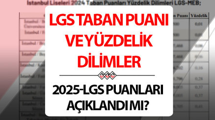 LGS LİSE TABAN PUANLARI VE YÜZDELİK DİLİMLER LİSTESİ 2024 | MEB LGS taban puanları 2025, yüzdelik dilimler ve kontenjanlar belli oldu mu, ne zaman açıklanacak, nasıl görüntülenir Anadolu Lisesi, Fen Lisesi, İmam Hatip Lisesi ve Meslek Lisesi taban puanları, yüzdelik dilimleri bilgisi LGS LİSE TABAN PUANLARI VE YÜZDELİK DİLİMLER LİSTESİ 2024 | MEB LGS taban puanları 2025, yüzdelik dilimler ve kontenjanlar belli oldu mu, ne zaman açıklanacak, nasıl görüntülenir Anadolu Lisesi, Fen Lisesi, İmam Hatip Lisesi ve Meslek Lisesi taban puanları, yüzdelik dilimleri bilgisi
