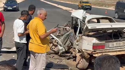 Şanlıurfada feci kaza: 1 kişi hayatını kaybetti, 2 yaralı