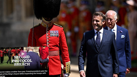 Fransa Cumhurbaşkanı Macron protokol dinlemedi, İngilizler çileden çıktı